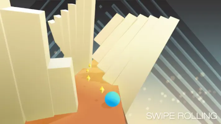 Swipe Rolling - Unlimited Road, Ball and Run android App screenshot 2